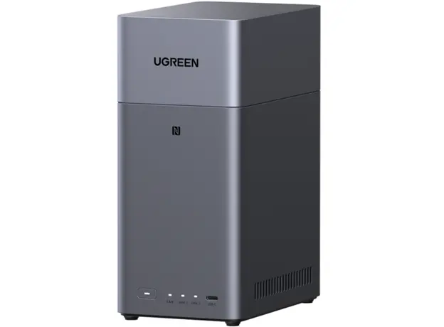 შენახვის სისტემა UGREEN NASync DH2300 (95998), Rockchip A72+A53, 4GB, Diskless, RJ45, USB, Type-C, HDMI, Space Gray