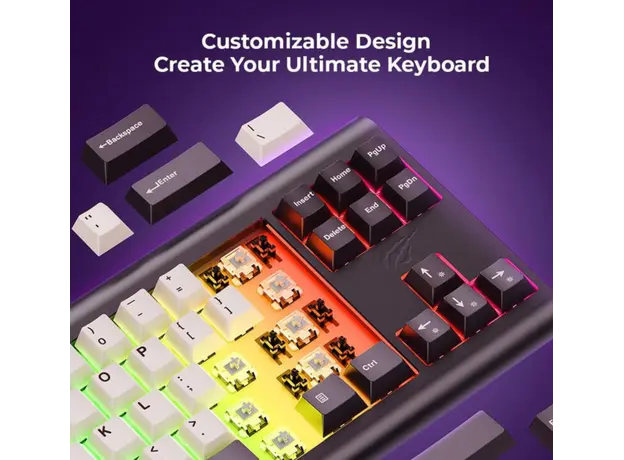 კლავიატურა Havit KB896L x VKS Gaming Keyboard, 5 image