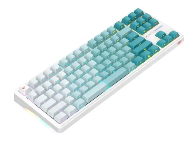 კლავიატურა Havit KB901L Gaming Keyboard White/green, 4 image