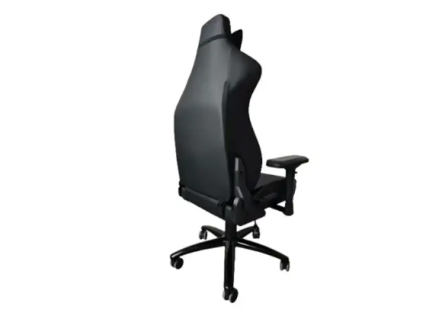 სათამაშო სავარძელი Vertex Viper Gaming Chair Black Car Leather, 3 image