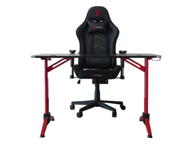 სათამაშო სავარძელი Vertex Illidan Gaming Chair RGB Black PU, 6 image