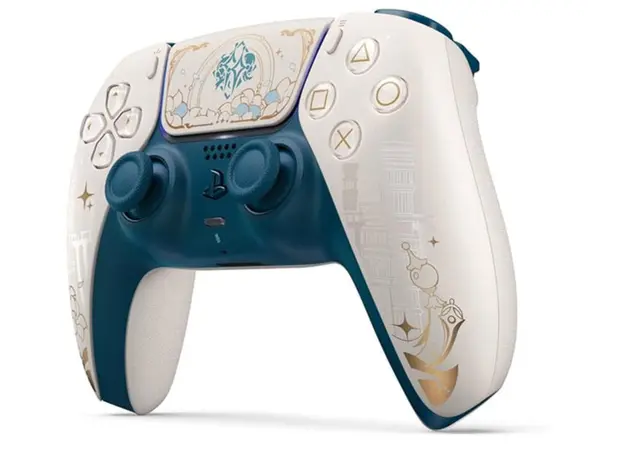 კონტროლერი Sony PS5 Wireless Controller Dualsense Genshin Impact Limited Edition White, 2 image