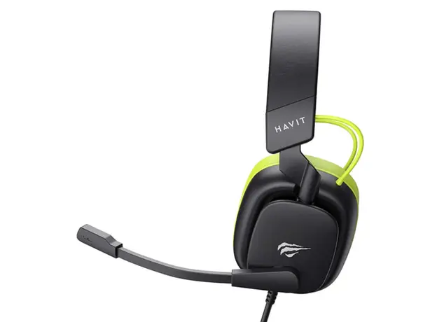 ყურსასმენი Havit HV-H2048U Gaming Headset Green/Black, 3 image