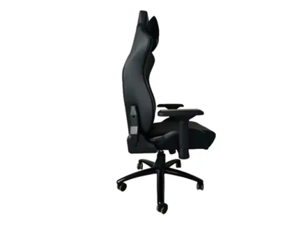 სათამაშო სავარძელი Vertex Viper Gaming Chair Black Car Leather, 4 image