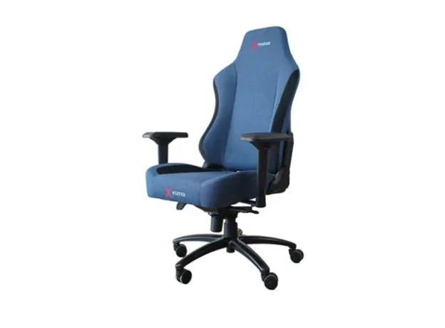 სათამაშო სავარძელი Vertex Nebula Gaming Chair Blue Fabric, 3 image