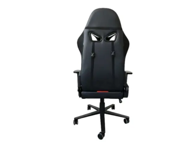 სათამაშო სავარძელი Vertex Predator Gaming Chair Black Car Leather, 3 image