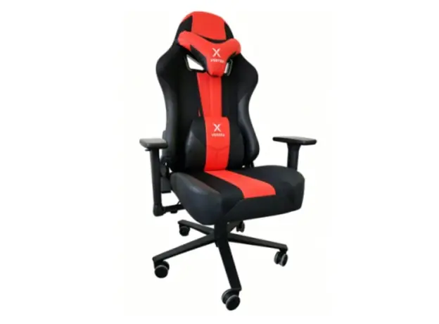 სათამაშო სავარძელი Vertex HellRunner Gaming Chair Black/Red PU
