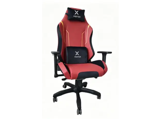 სათამაშო სავარძელი Vertex Monarch Gaming Chair Bordeaux Car Leather, 2 image