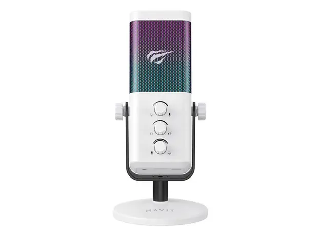 მიკროფონი Havit GK65 Recording Live Microphone White