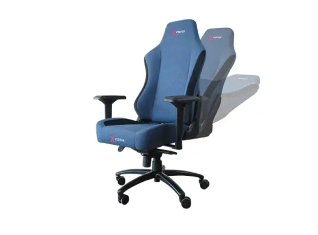 სათამაშო სავარძელი Vertex Nebula Gaming Chair Blue Fabric, 2 image