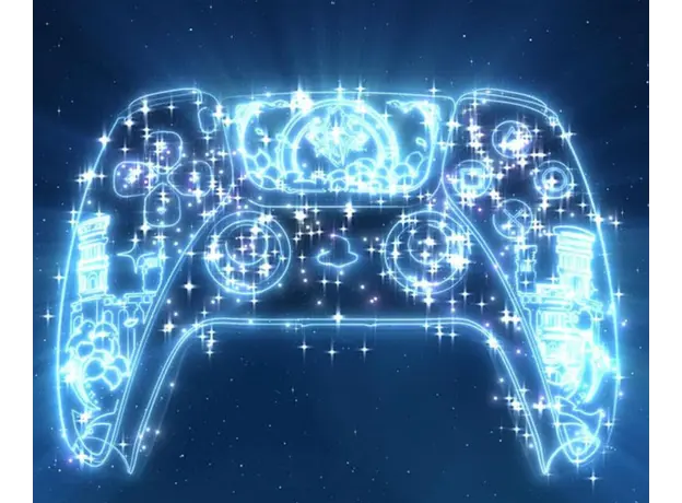 კონტროლერი Sony PS5 Wireless Controller Dualsense Genshin Impact Limited Edition White, 5 image