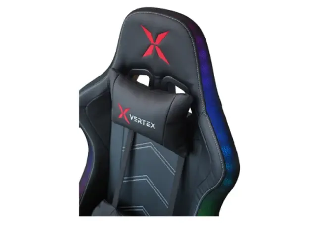 სათამაშო სავარძელი Vertex Illidan Gaming Chair RGB Black PU, 5 image