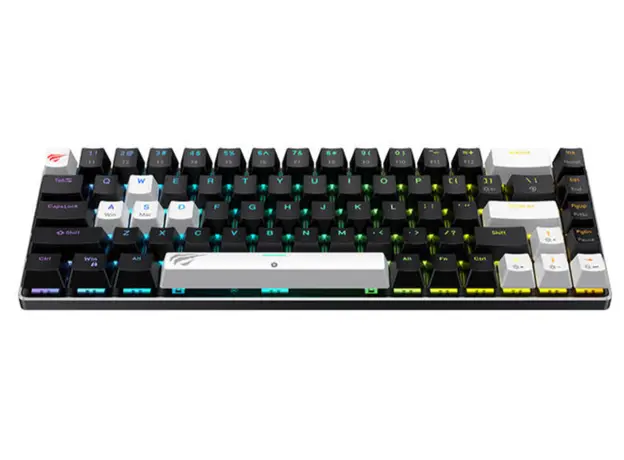 კლავიატურა Havit KB906L Gaming Keyboard Black/White, 2 image