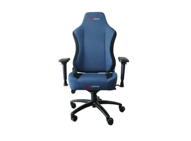 სათამაშო სავარძელი Vertex Nebula Gaming Chair Blue Fabric, 4 image