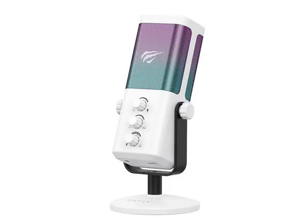 მიკროფონი Havit GK65 Recording Live Microphone White, 4 image