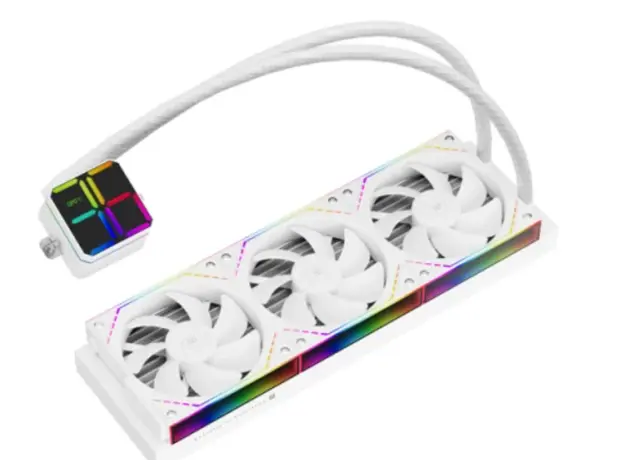 ქულერი THERMALRIGHT Magic Qube 360 ARGB WHITE CPU Universal Cooler, 8 image