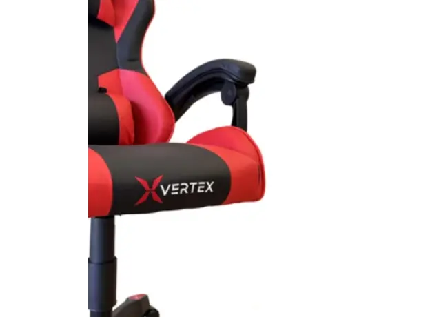 სათამაშო სავარძელი Vertex Noho Gaming Chair Black/Red PVC, 3 image