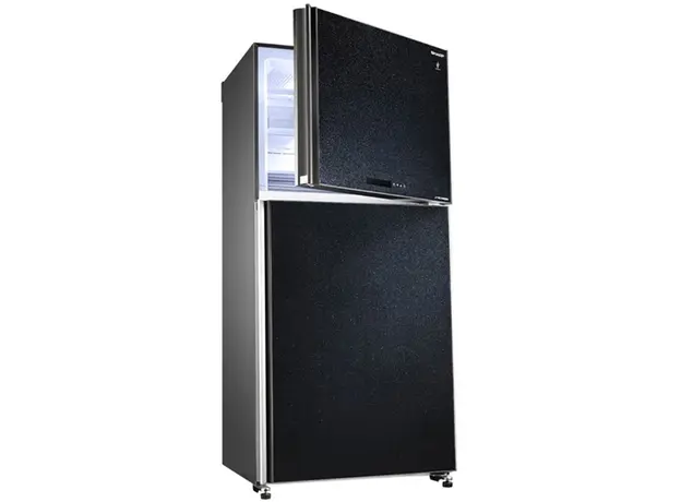 მაცივარი Sharp SJ-GV63G-BK, 480L, A, No Frost, Refrigerator, Black, 2 image