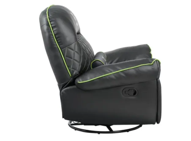 სათამაშო სავარძელი Vertex Throne Gaming Sofa Green/PVC, 3 image
