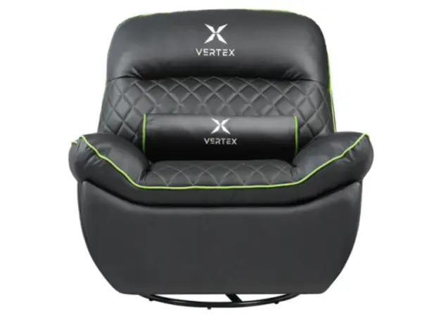 სათამაშო სავარძელი Vertex Throne Gaming Sofa Green/PVC