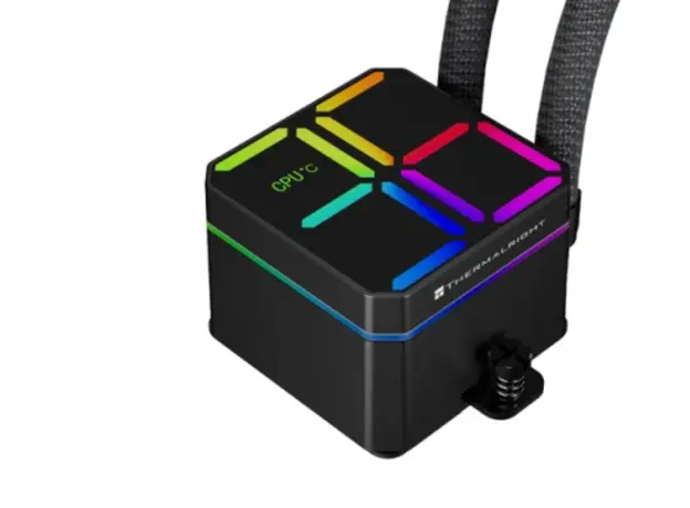 ქულერი THERMALRIGHT Magic Qube 360 ARGB BLACK CPU Universal Cooler, 4 image