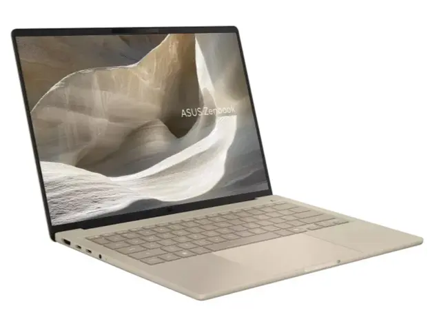 ნოუთბუქი Asus Zenbook A14  14'' OLED Snapdragon X2  Elite X2E88100  4.0GHz  32GB 1TB SSD Adreno iGPU  WIN 11 HOME Beige, 2 image