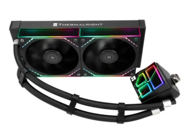 ქულერი THERMALRIGHT Frozen Infinity 240 BLACK ARGB CPU Universal Cooler (in bulk), 3 image