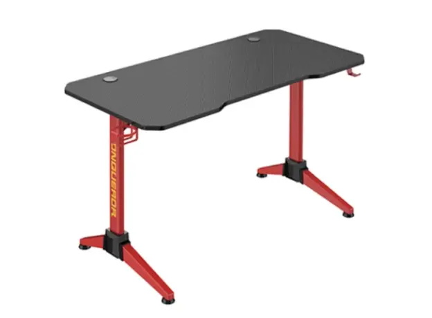 სათამაშო მაგიდა Vertex VX-GD-01BR Conqueror Gaming Desk Black/Red