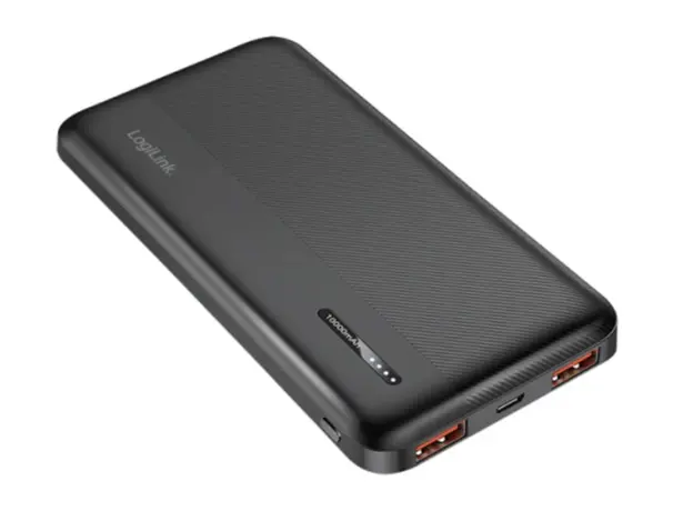 პორტატული დამტენი Logilink PA0372 10.000 mAh PD 20W Power Bank Black, 3 image