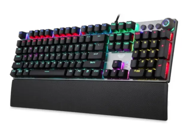 კლავიატურა AULA F2058 LED Wired Mechanical Gaming Keyboard (Blue switch), 4 image