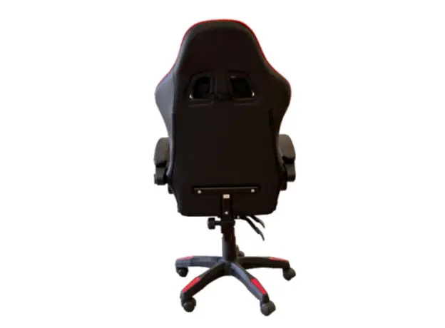 სათამაშო სავარძელი Vertex Noho Gaming Chair Black/Red PVC, 5 image