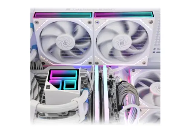 ქულერი THERMALRIGHT Frozen Infinity 240 WHITE ARGB CPU Universal Cooler (in bulk), 7 image