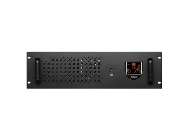 უწყვეტი კვების წყარო 2E RE2000, 2000VA/1200W, RM 3U, LCD, USB, 3xSchuko, 3 image