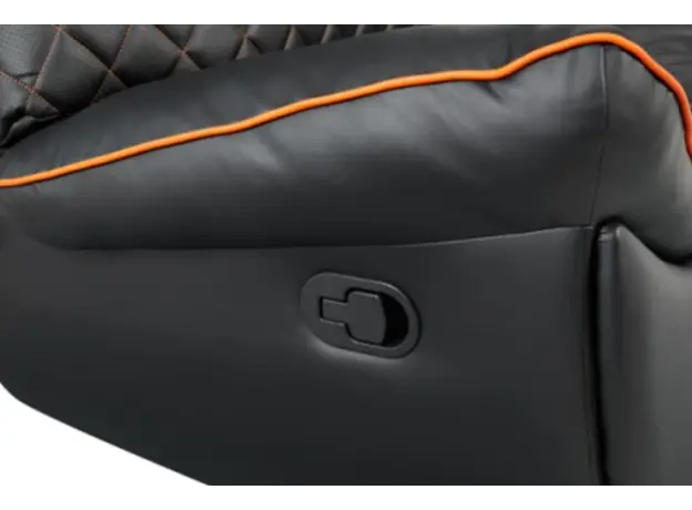 სათამაშო სავარძელი Vertex Throne Gaming Sofa Orange/PVC, 7 image