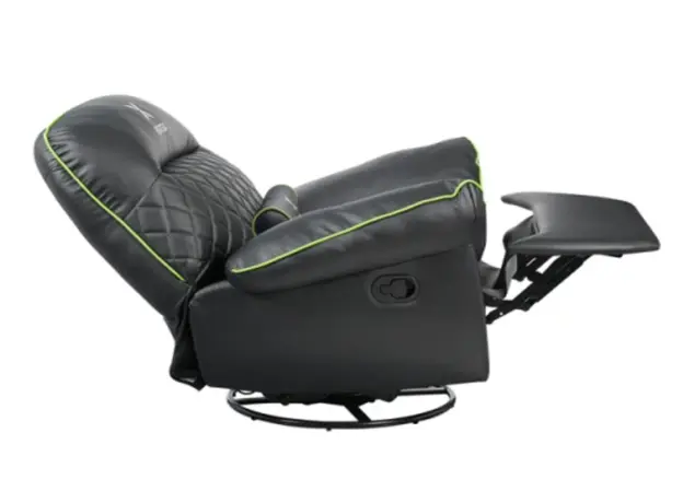 სათამაშო სავარძელი Vertex Throne Gaming Sofa Green/PVC, 4 image