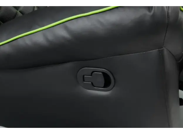 სათამაშო სავარძელი Vertex Throne Gaming Sofa Green/PVC, 6 image