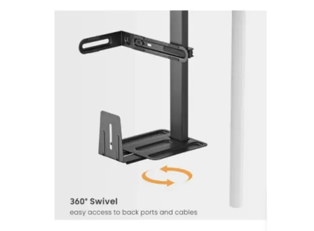 კომპიუტერის ქეისის სამაგრი Vertex VX-UMCS-02B Easy Set-Up Under-Desk/Wall CPU Holder, 3 image
