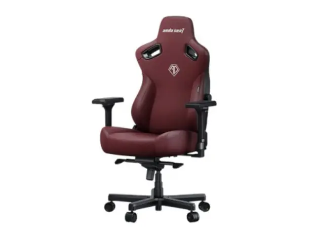 სათამაშო სავარძელი AndaSeat Chair Kaiser 3E, PVC leather, 4D-Armrests, maroon