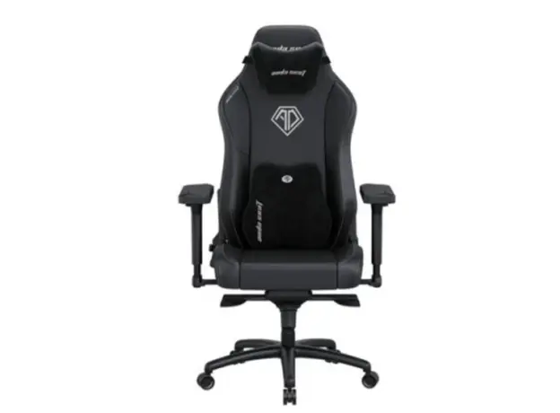 სათამაშო სავარძელი AndaSeat Chair Phantom 3 XL, PVC leather, 4D-Armrests, black