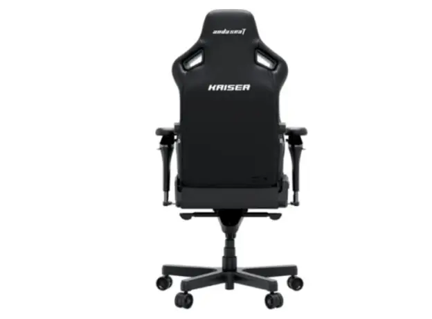 სათამაშო სავარძელი AndaSeat Chair Kaiser 4 V2, linen fabric, 6D-Armrests, black, 2 image