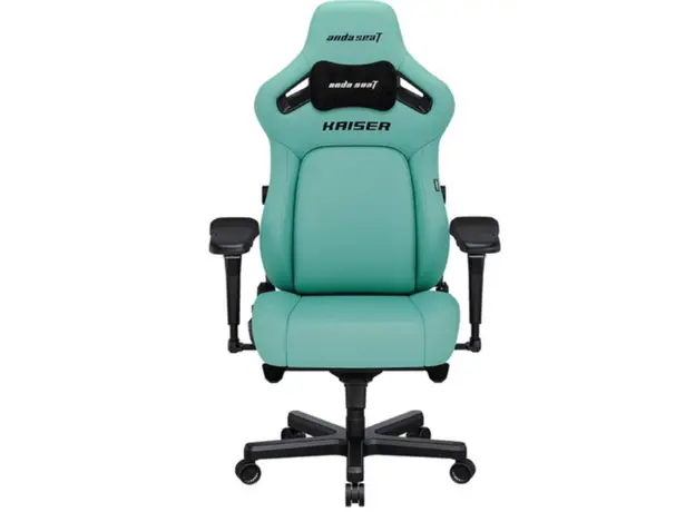 სათამაშო სავარძელი AndaSeat Chair Kaiser 4 V2, PVC leather, 6D-Armrests, green