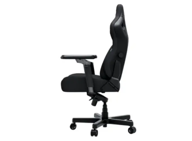 სათამაშო სავარძელი AndaSeat Chair Kaiser 4 V2, linen fabric, 6D-Armrests, black, 3 image