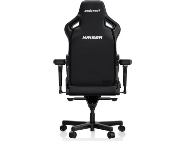 სათამაშო სავარძელი AndaSeat Chair Kaiser 4 V2 XL, PVC leather, 6D-Armrests, black, 2 image