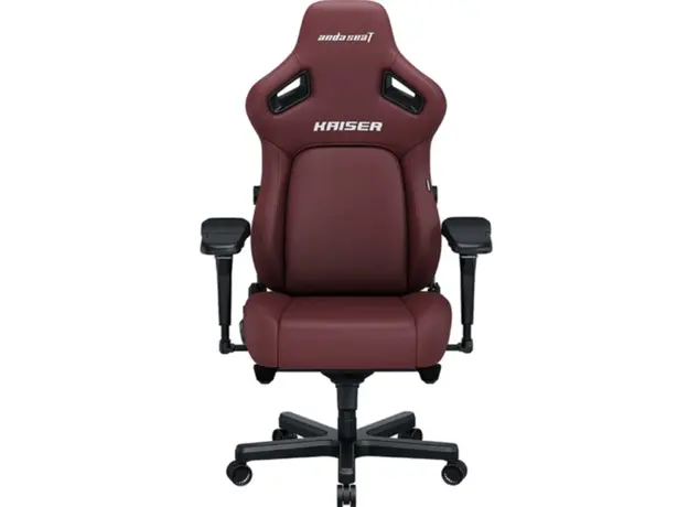 სათამაშო სავარძელი AndaSeat Chair Kaiser 4 V2, PVC leather, 6D-Armrests, maroon