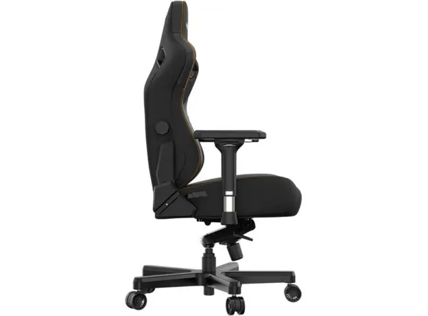 სათამაშო სავარძელი AndaSeat Chair Kaiser 3 XL, PVC leather, 4D-Armrests, black, 4 image