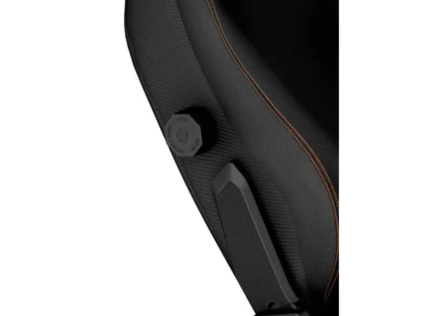 სათამაშო სავარძელი AndaSeat Chair Kaiser 3, PVC leather, 4D-Armrests, black, 4 image