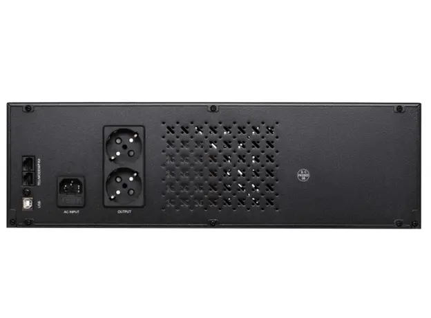 უწყვეტი კვების წყარო 2E RE1500, 1500VA/900W, RM 3U, LCD, USB, 3xSchuko, 3 image