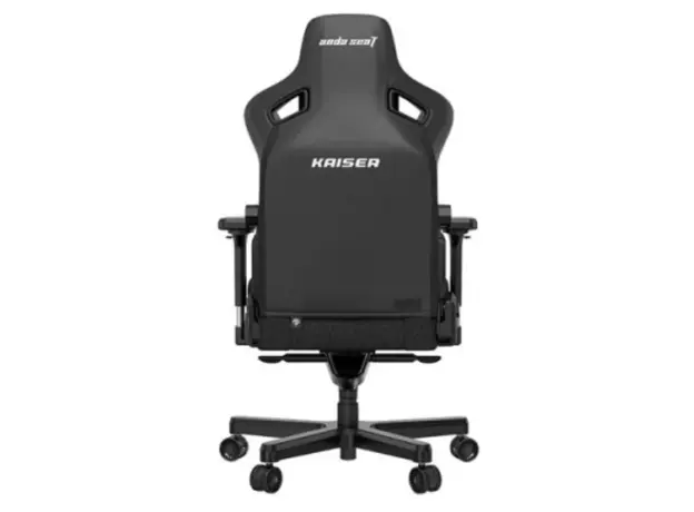 სათამაშო სავარძელი AndaSeat Chair Kaiser 3, linen fabric, 4D-Armrests, black, 4 image