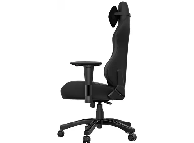 სათამაშო სავარძელი AndaSeat Chair Phantom 3, PVC leather, 1D-Armrests, black, 4 image