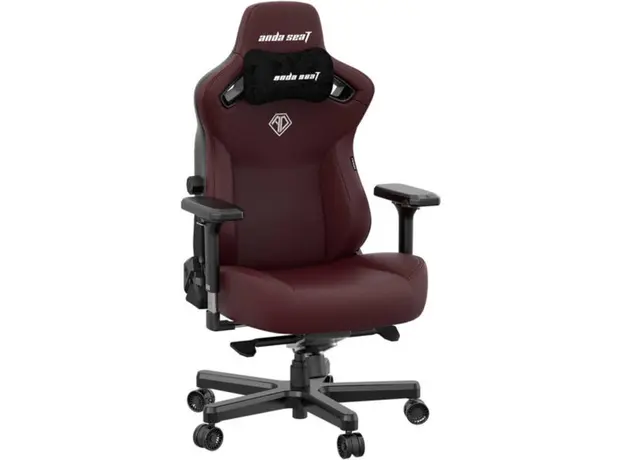 სათამაშო სავარძელი AndaSeat Chair Kaiser 3 XL, PVC leather, 4D-Armrests, maroon, 4 image